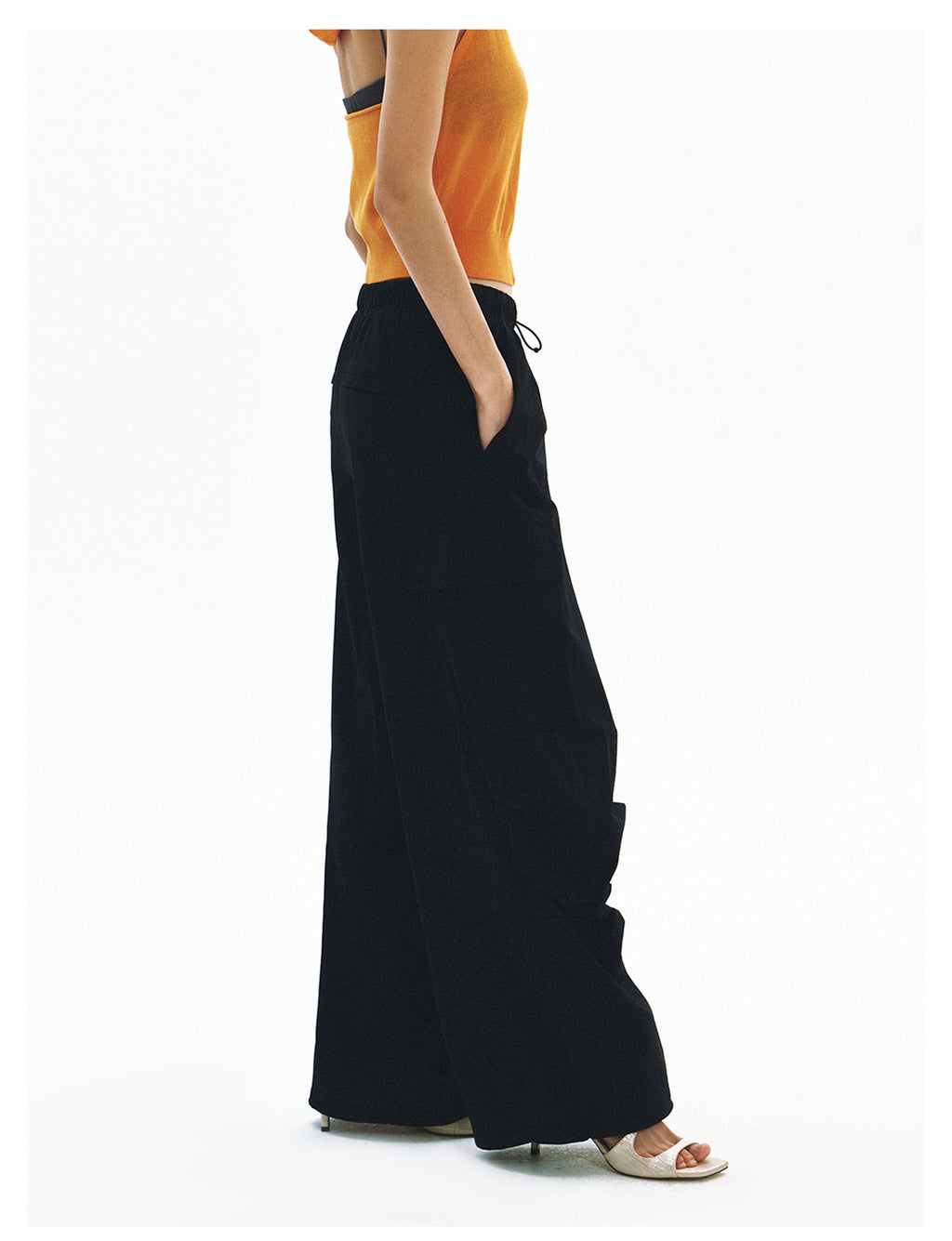 Cooling Sporty Elastic Waist Casual Pants