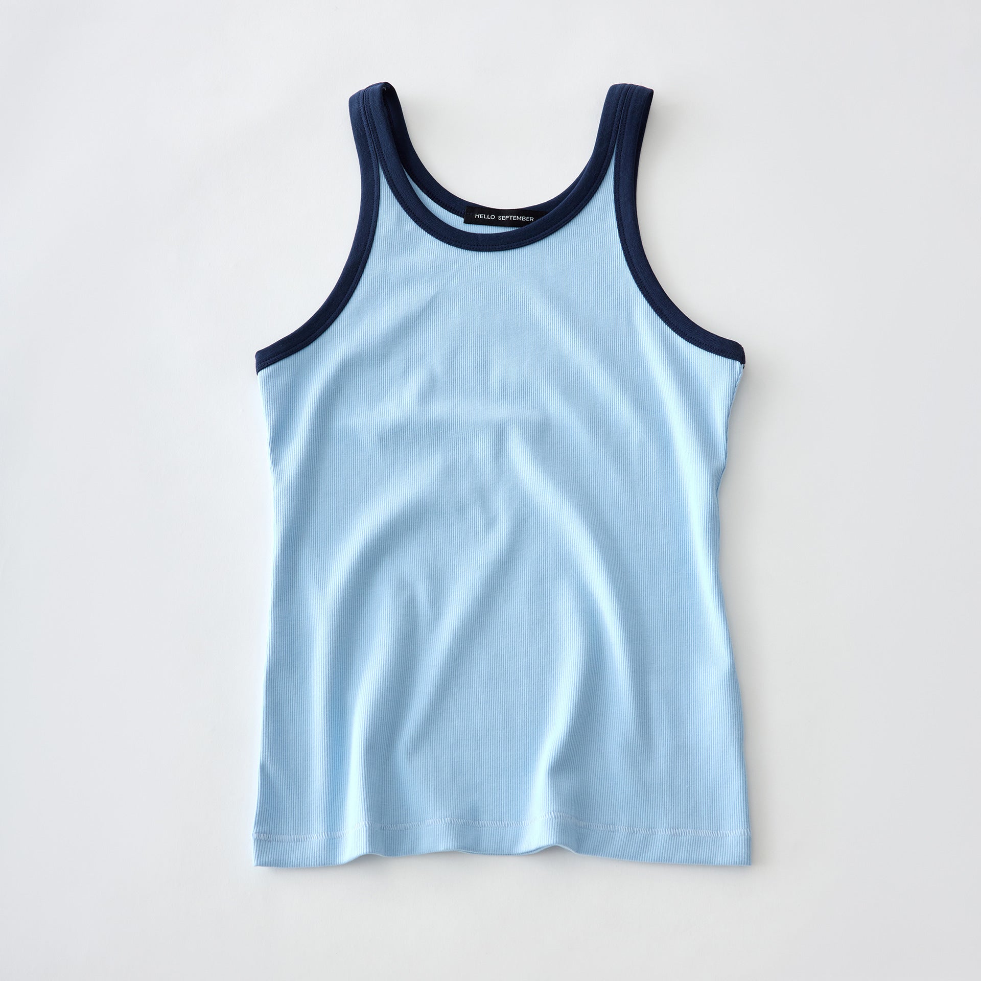 Layered Color-Blocking Casual Tank Top