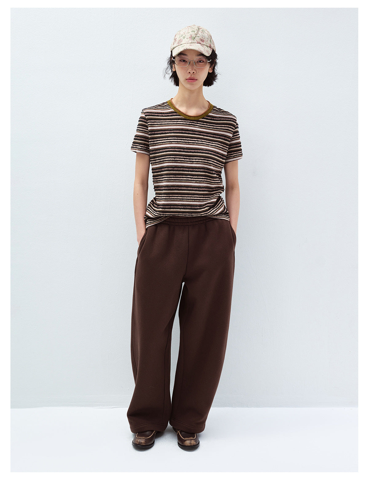 Thick Fleece Elastic Waist Sweatpants