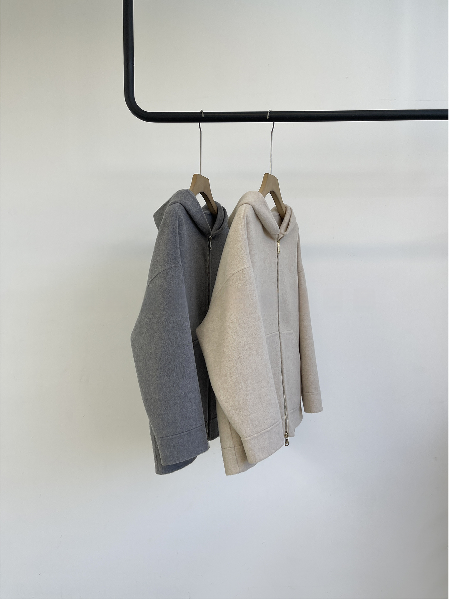 Ffluffy And Soft Wool Cashmere Double-sided Coat