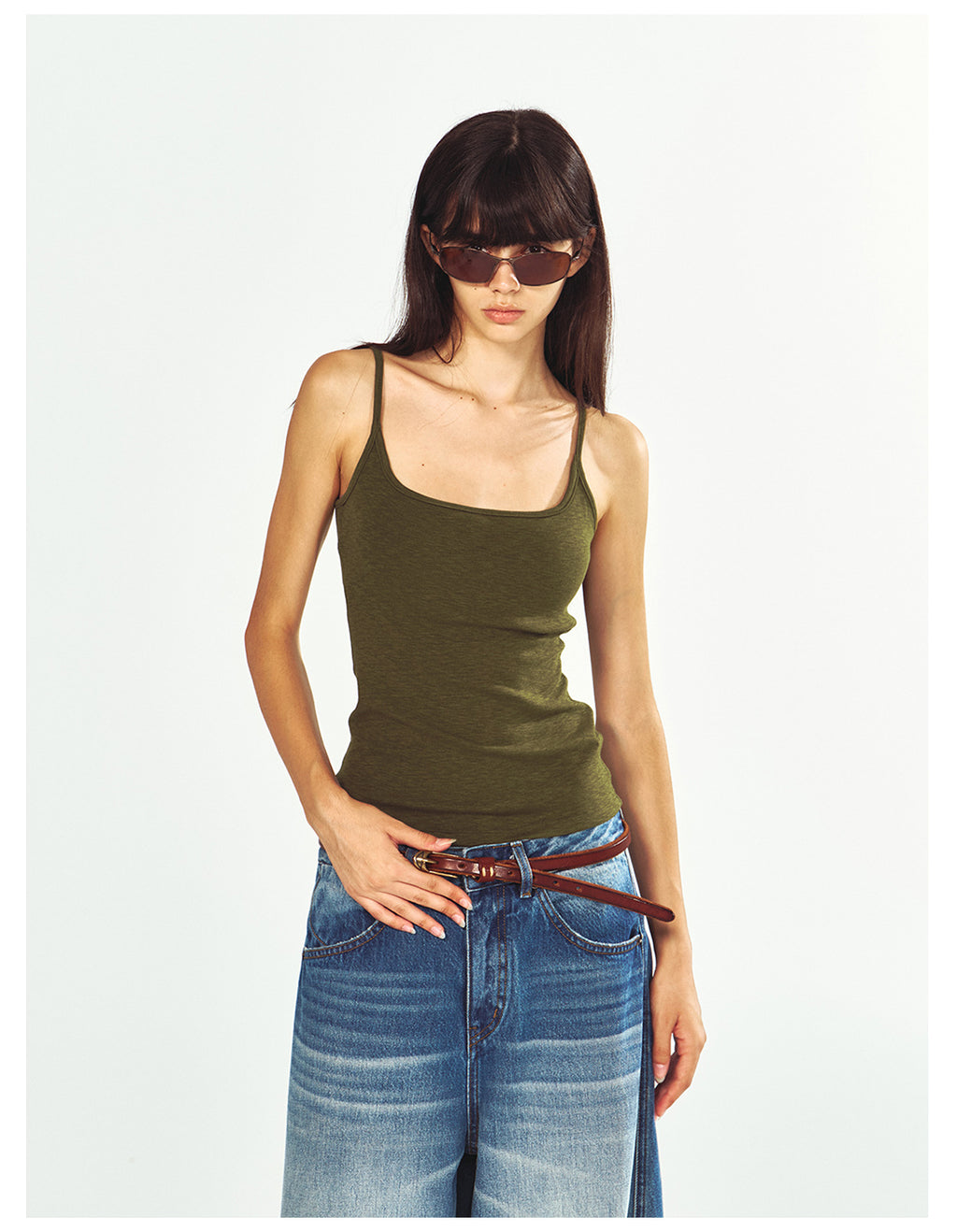 Slim Fit U-Neck Tank Top