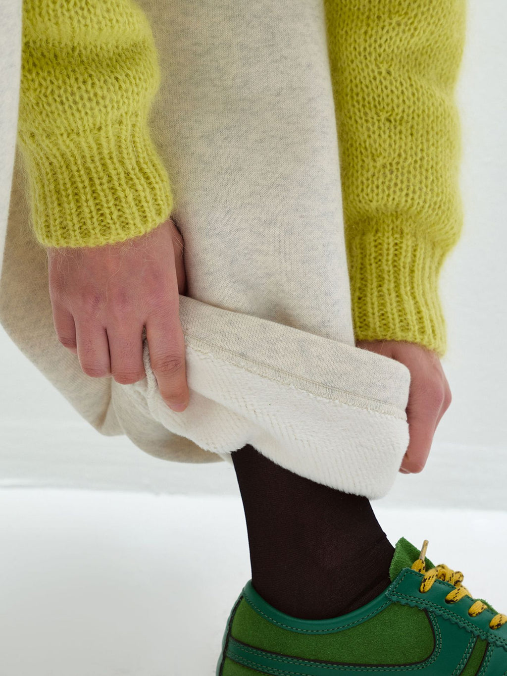 Thick Fleece Elastic Waist Sweatpants