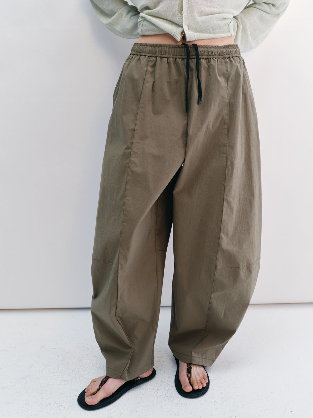 Light Athletic Pants Elastic Drawstring Pants