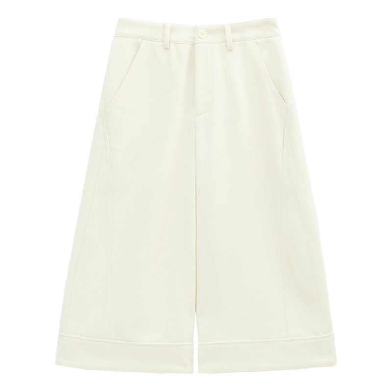 Thick Wide-Leg Casual Shorts
