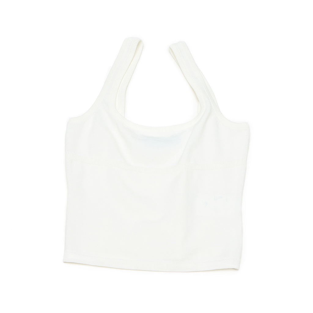 Knit Stretch Basic Square Neck Tank Top