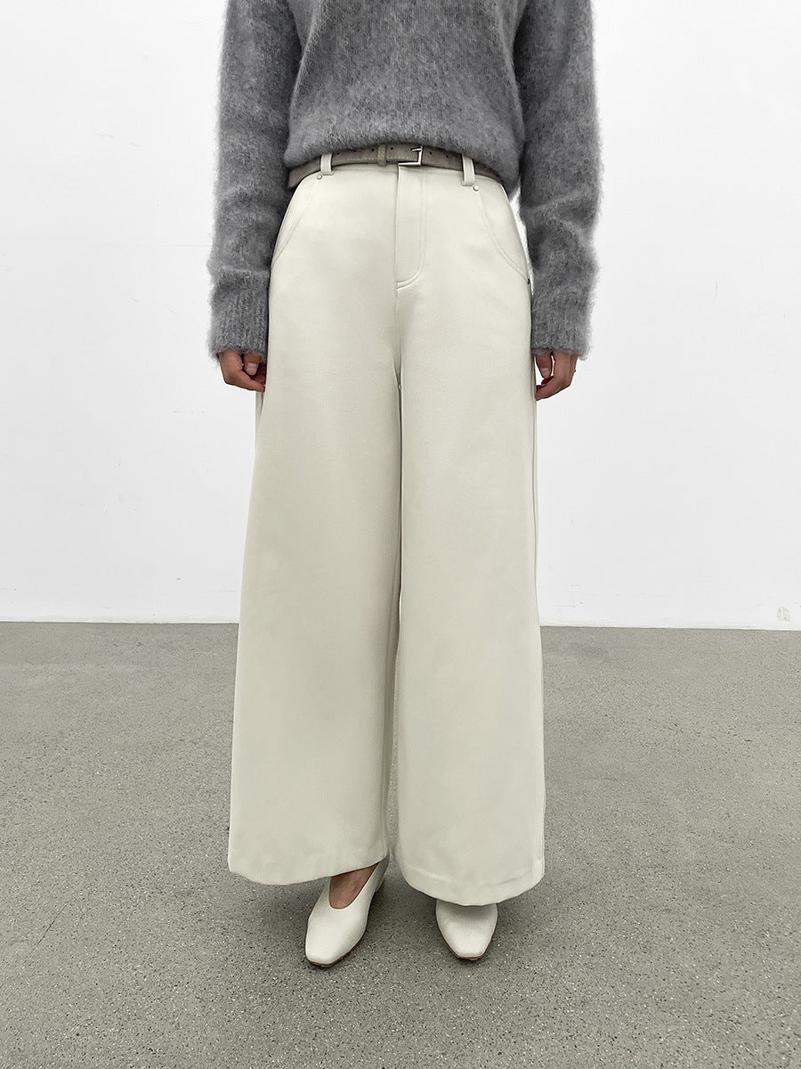 Wide-Leg Casual Style Pants