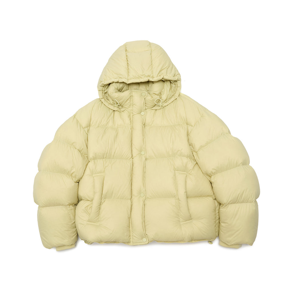 Drawstring Hem Warm Puffer Jacket