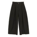 Pleated Casual  Straight-Leg Pants