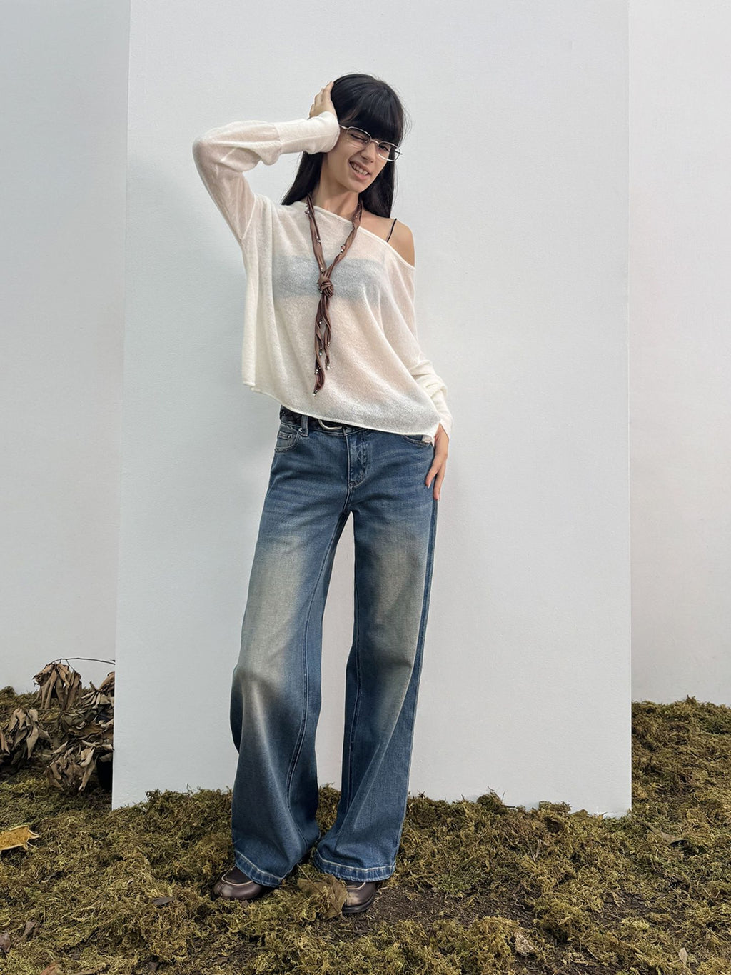 Low-rise Straight-leg Versatile Jeans