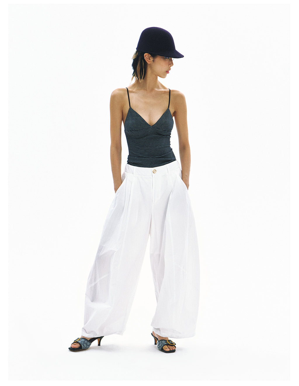 Super Baggy High-Waisted Parachute Pants