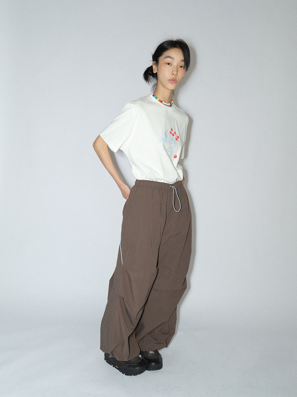 Adjustable Waist Nylon Sports Pants