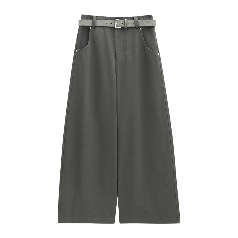 Wide-Leg Casual Style Pants