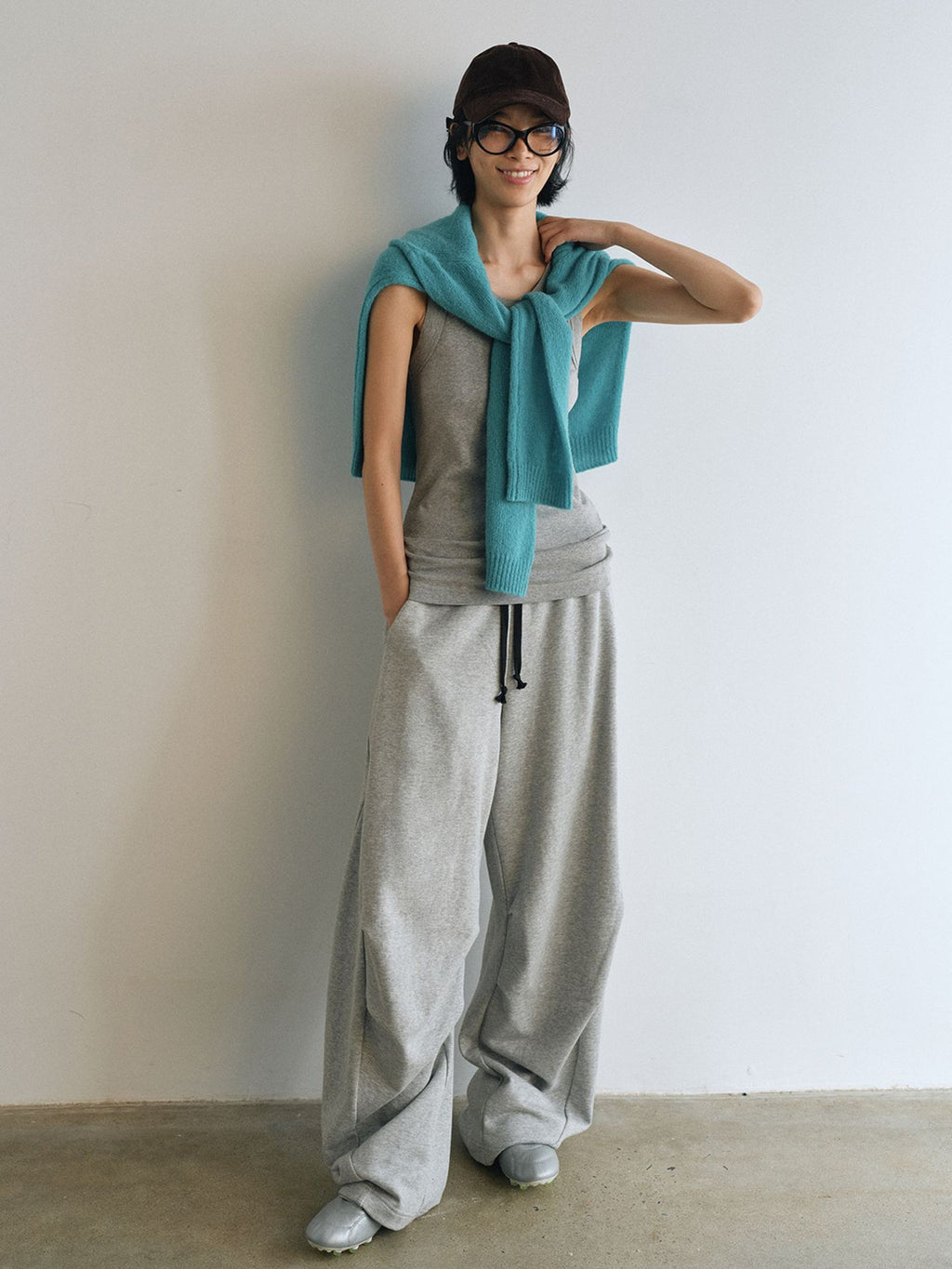 Drawstrings Low-Waist Casual Sweatpants