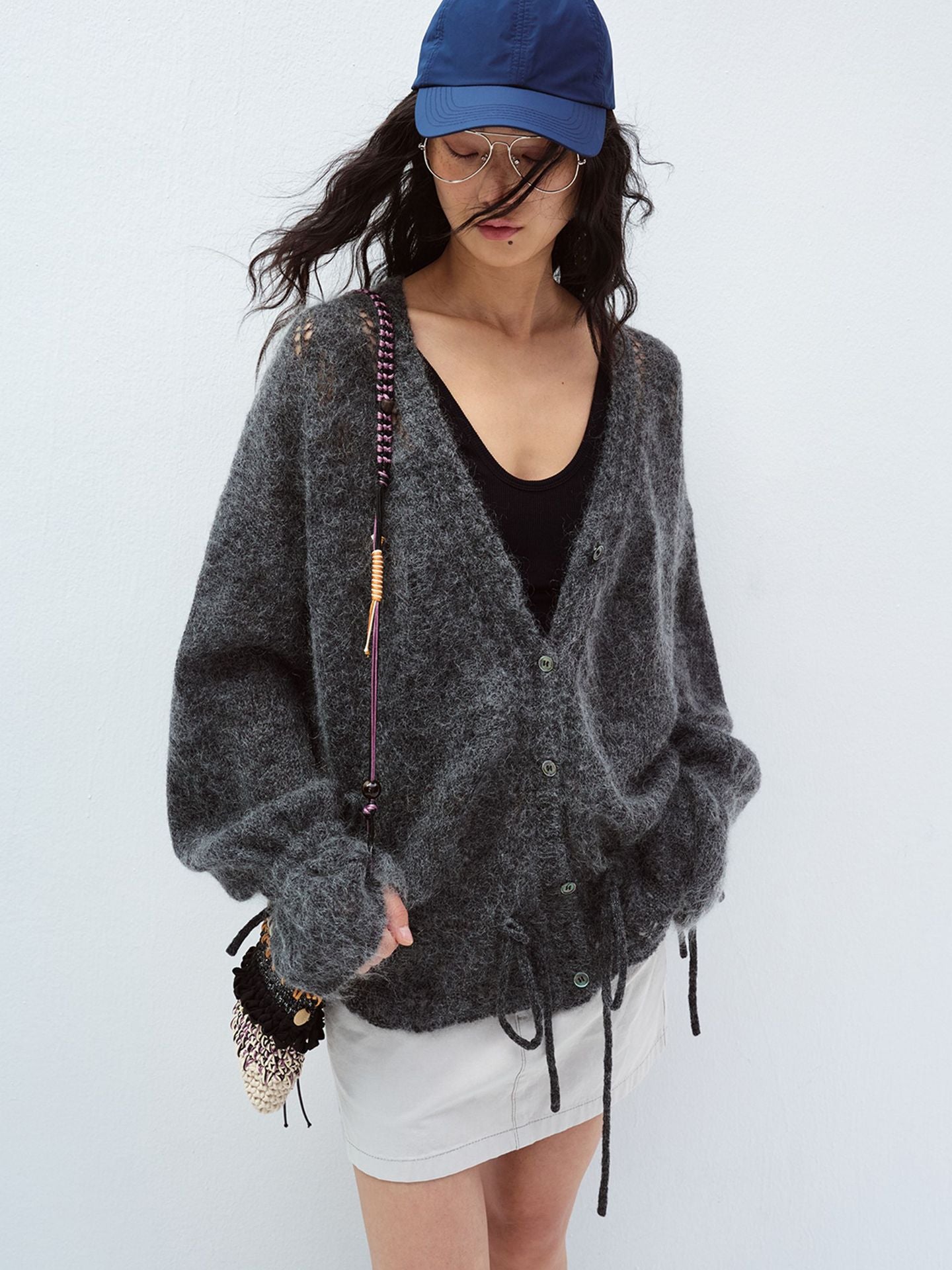 Handwoven Paired Crossbody Shoulder Phone Bag
