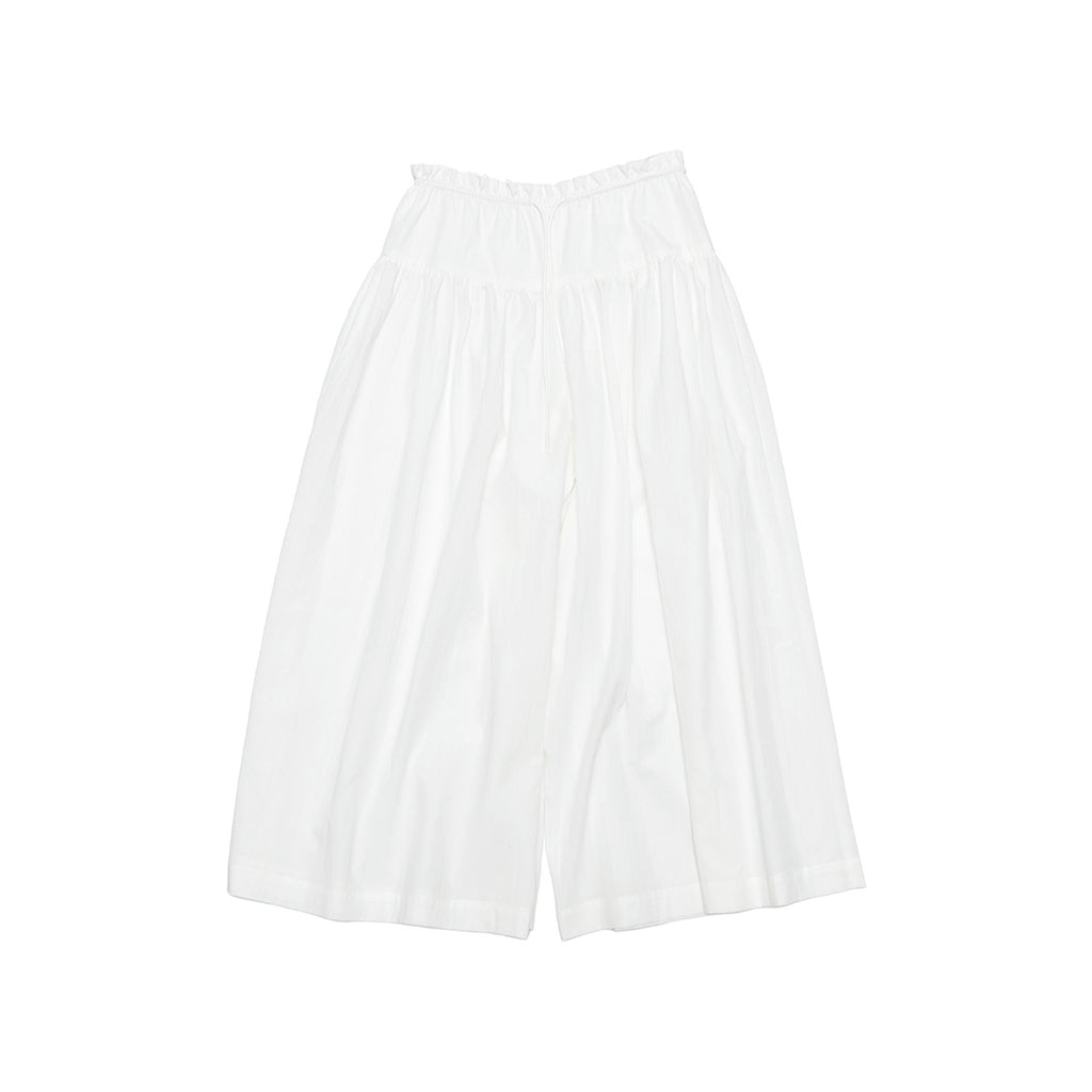 Versatile Lace High-Waist Wide-Leg Skirt Pants