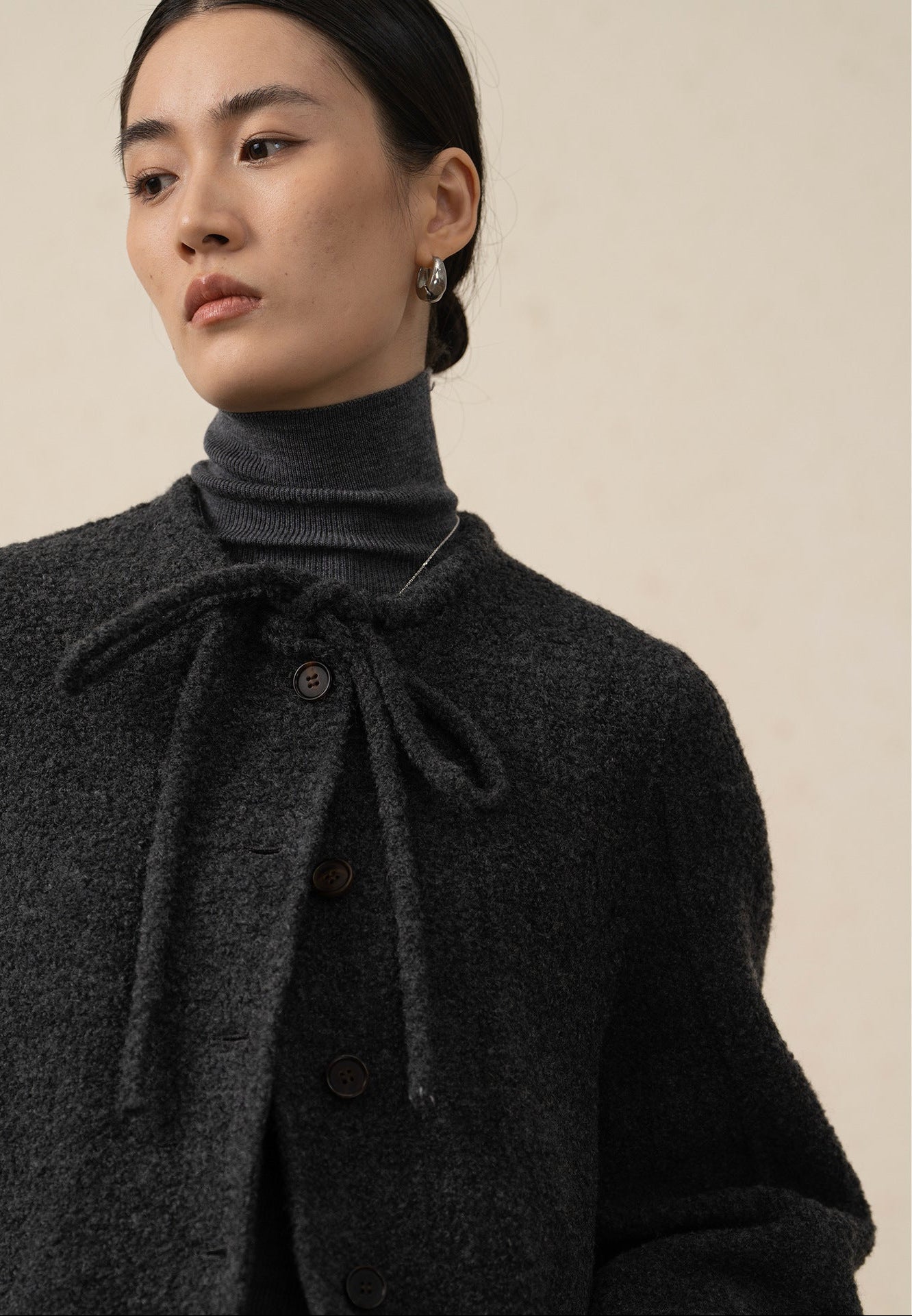 Alpaca Wool Camel Hair Short Jacket