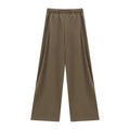 Straight-Leg Elastic Waist Versatile Sweatpants