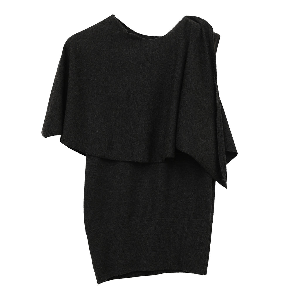 Detachable Shawl Knit Slim Top