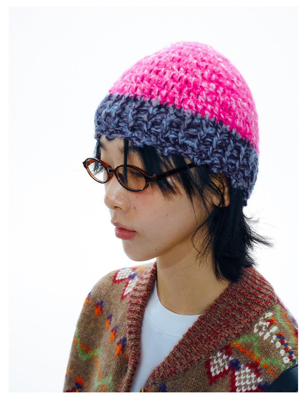 Crochet Colorful Unisex Knit Hat