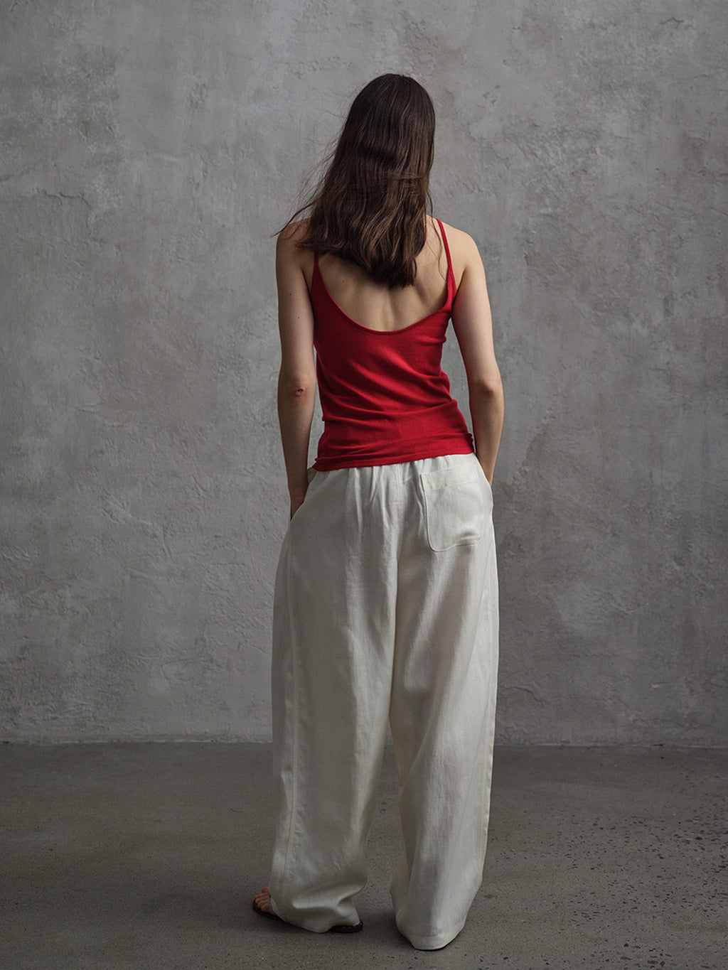 Ribbed Knit Camisole Tank Top