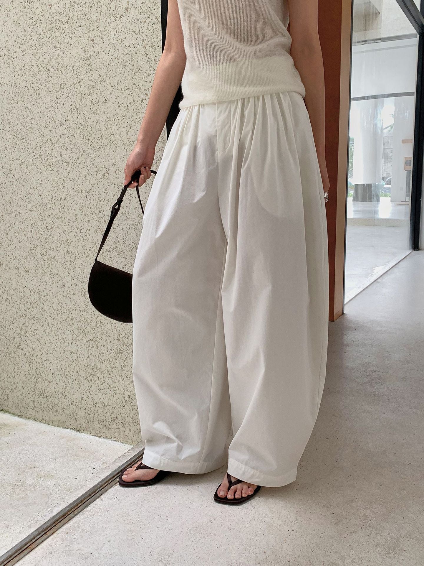 Low Waist Parachute Bubble Casual Pants