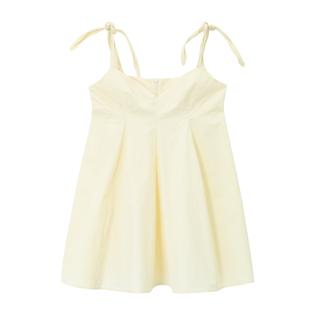 Adjustable Sweetheart Neck Cotton Dress Top