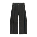 Washed Curved Casual Jeans