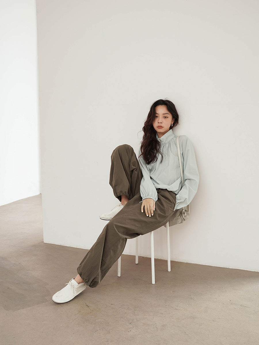 Drawstring Outdoor Casual Lazy Style Pants