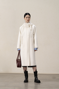 Merino Wool Cashmere Long Coat