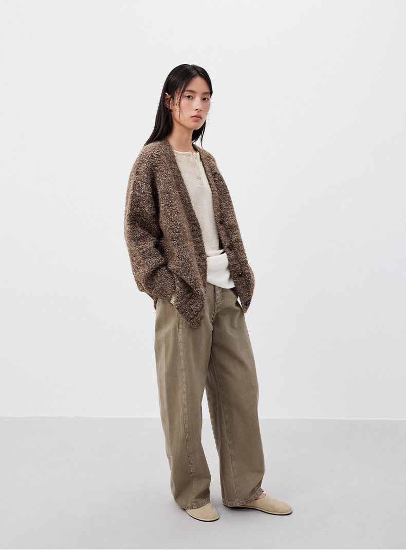 Relaxed Straight Leg Jeans