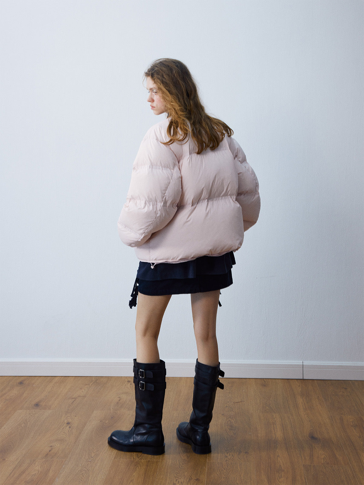 Cloud Puff Round-Neck Down Puffer Jacket