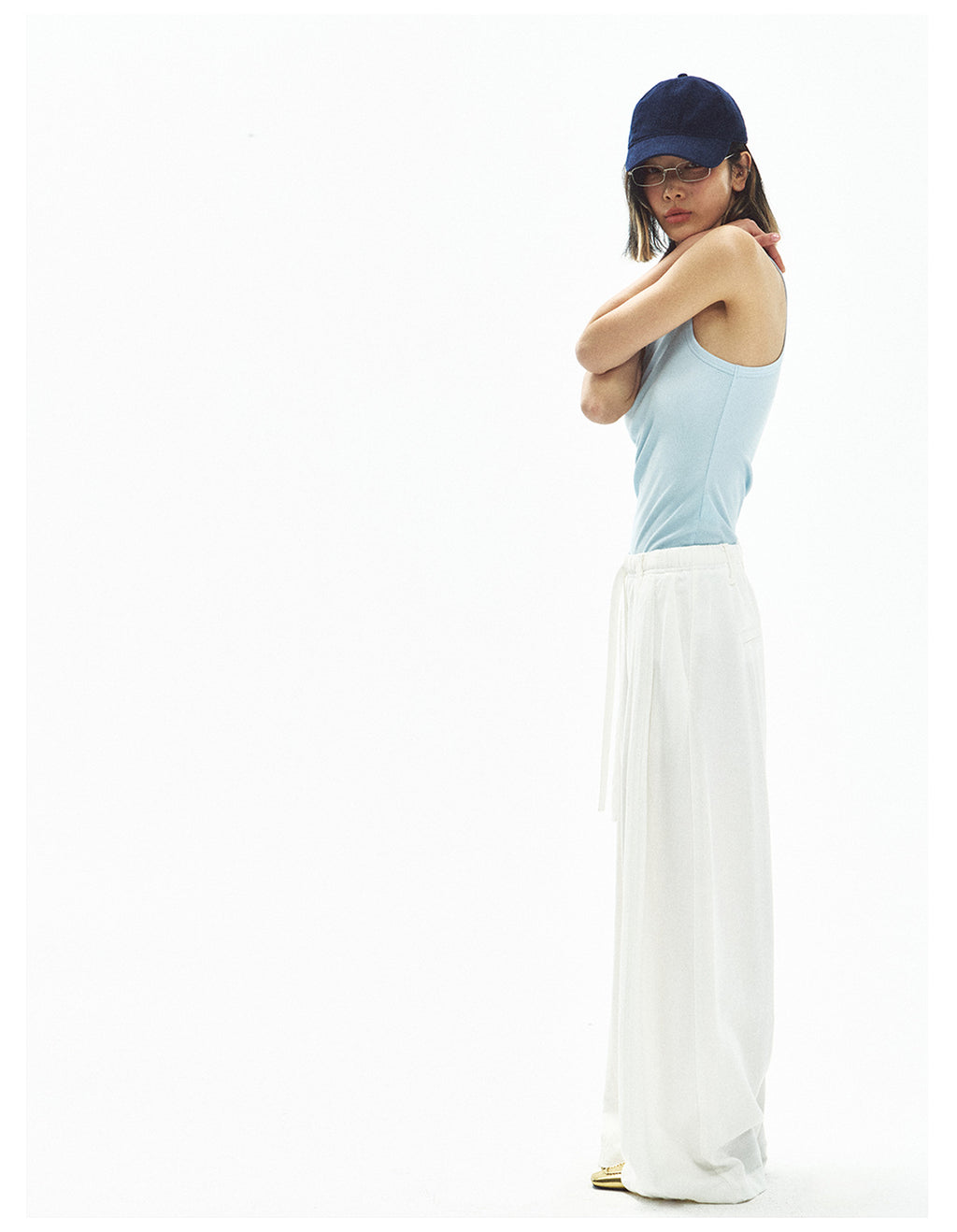 Comfortable Drape Drawstring Elastic Waist Casual Pants