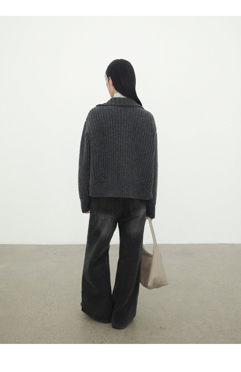 Washed High-Waist Supermodel Flared Jeans