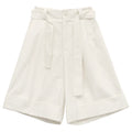 A-Line Pleated Baggy Casual Shorts