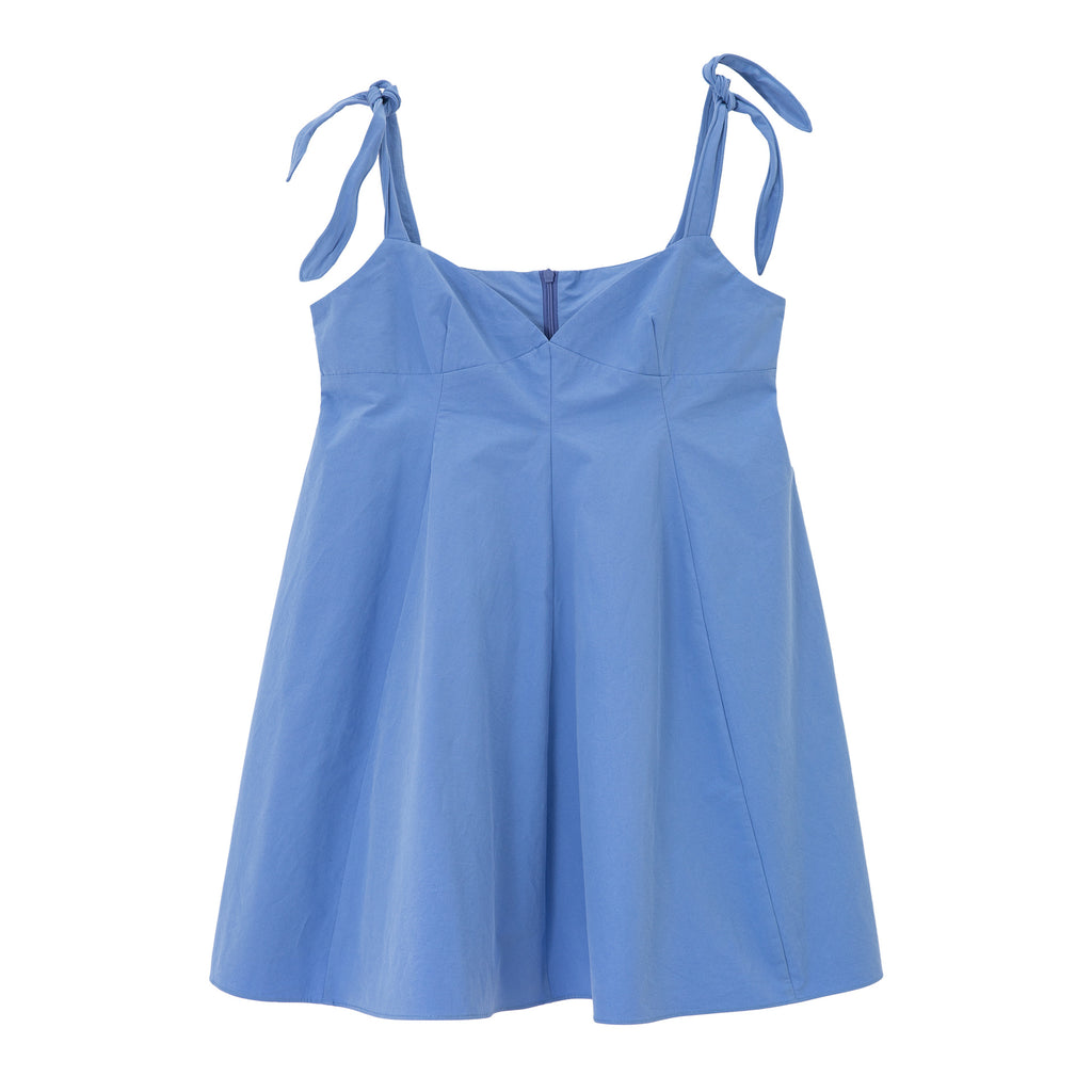 Adjustable Sweetheart Neck Cotton Dress Top