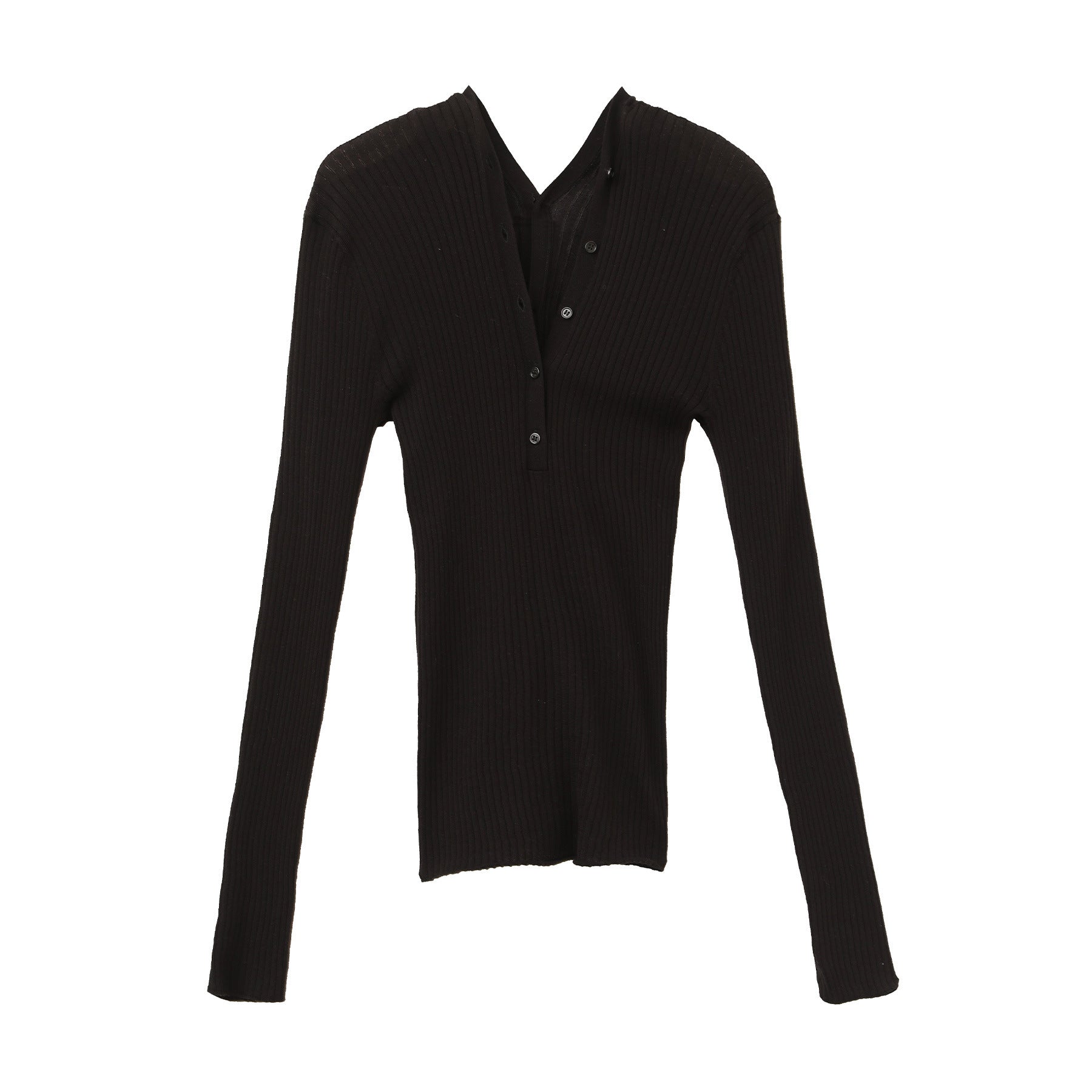 V-neck Knit Shirt