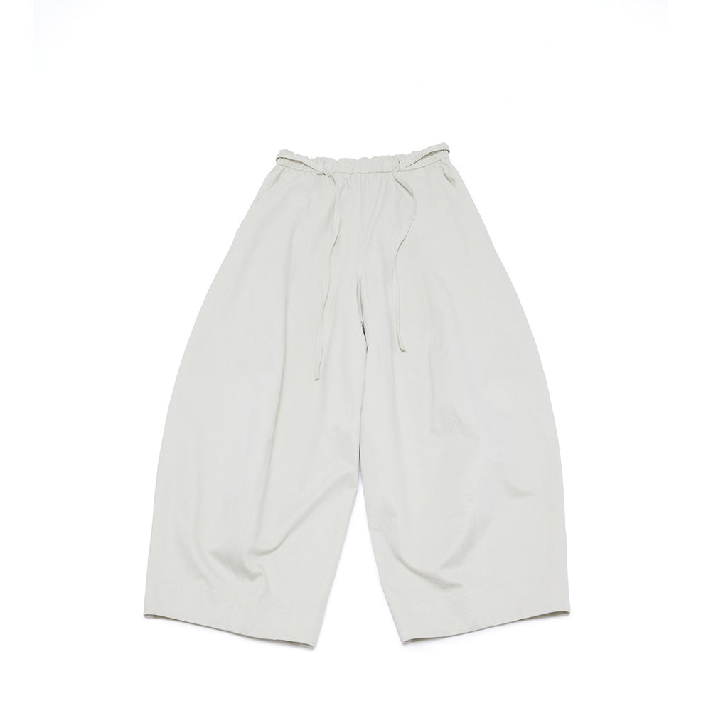 High-Waist Tie Relaxed Lantern Pants