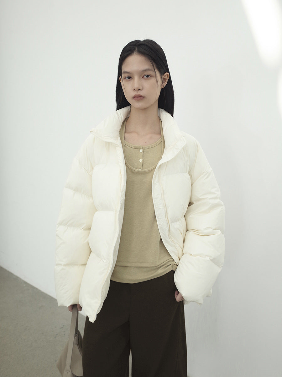90 White Duck Down Warm Puffer Jacket