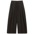 Warm Relaxed Wool Drawstring Pants