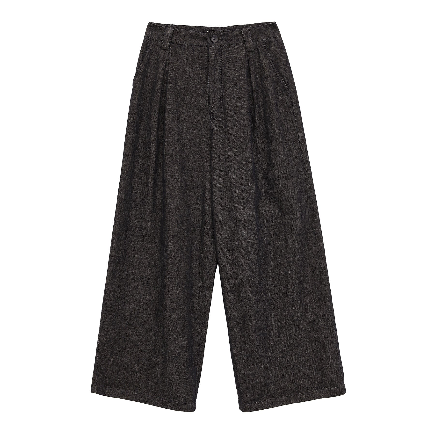 Linen Straight-Leg Loose Pants