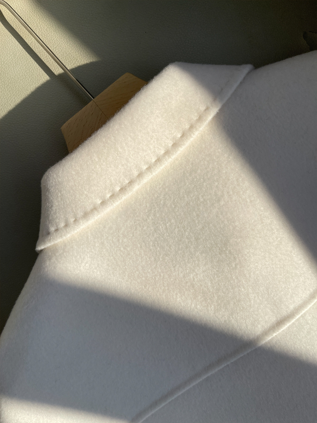 Double-sided Cashmere & Wool Short Coat
