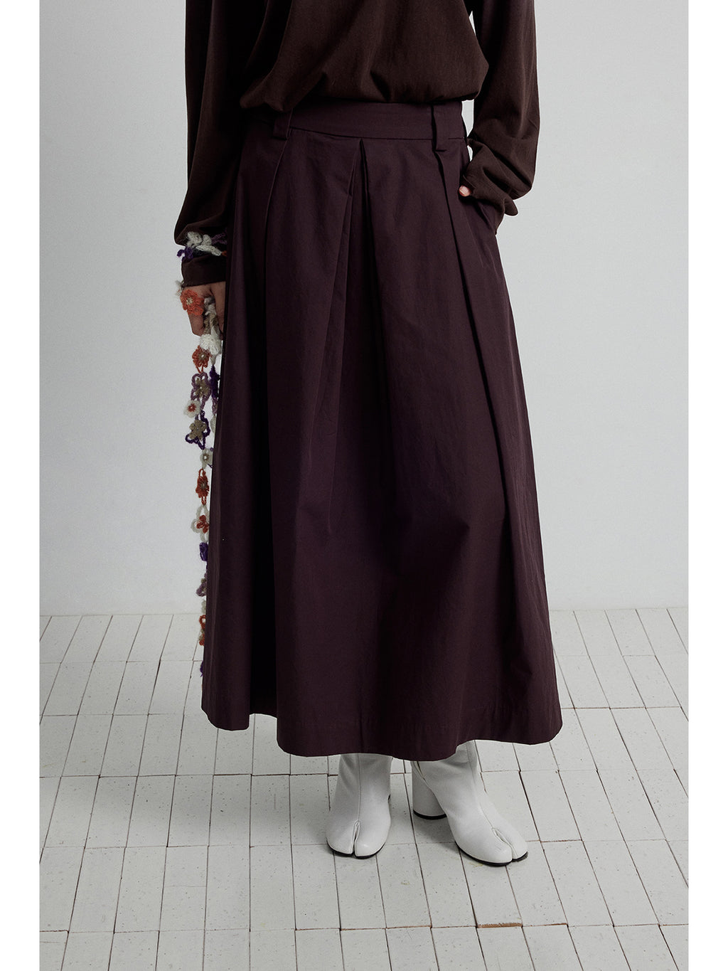 Folding Umbrella Skirt with Pockets