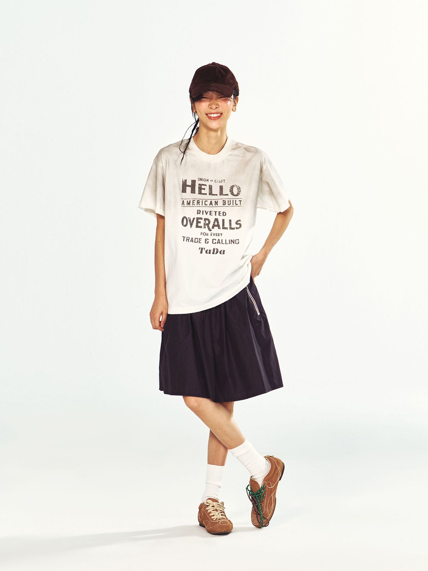 Stylish Sporty Drawstring Waist Sports Midi Skirt