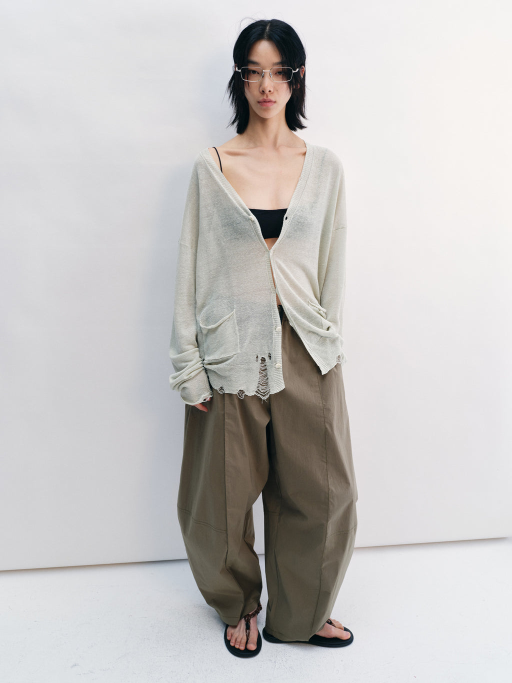 Light Athletic Pants Elastic Drawstring Pants