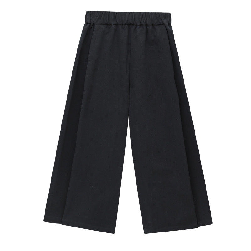 Straight Leg Versatile Cotton Trousers