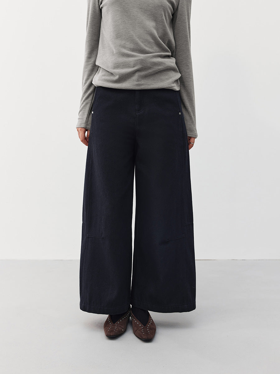 High Waist Wide Leg Utility Pants