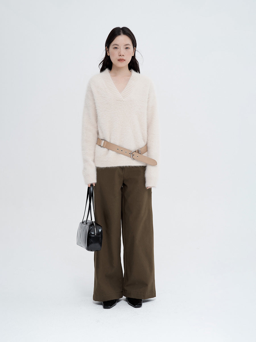 High Waist Wide Leg Pants