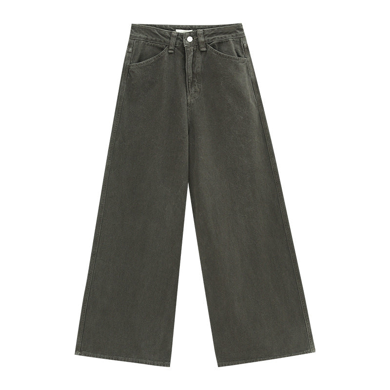 Wide-Leg High Waisted Jeans