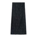 Paisley Jacquard Embroidered Maxi Skirt