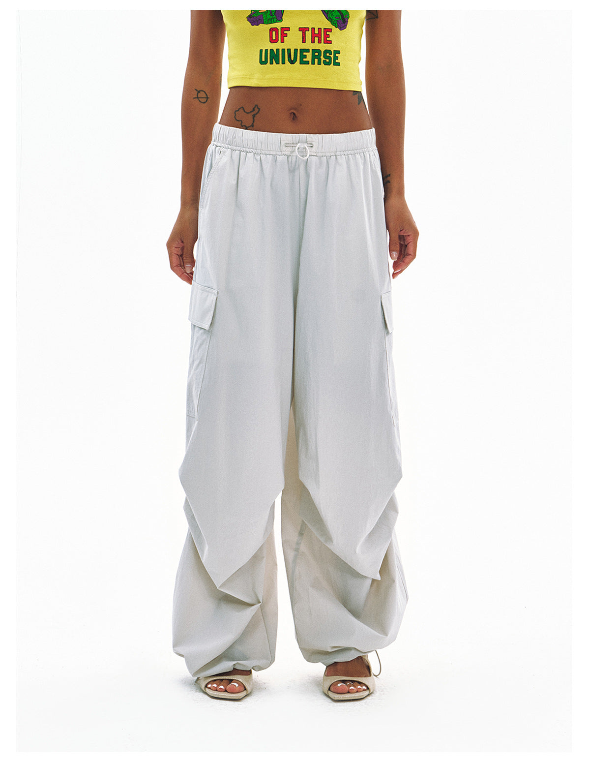 Cooling Sporty Elastic Waist Casual Pants